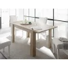 3S. x Home Table de repas 140cm extensible FIRENZE décor chene noyer Clearance