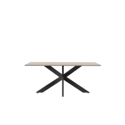 3S. x Home Table de repas pieds métal en Panneau de particules SPIDER Hot
