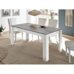 3S. x Home Table de repas180cm bicolore Clearance