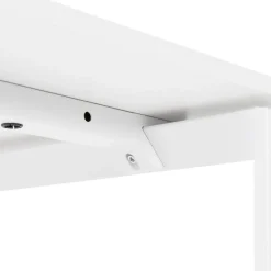 ALTEREGO Table de réunion ou bureau bench 'BAKUS SQUARE' blanc Sale