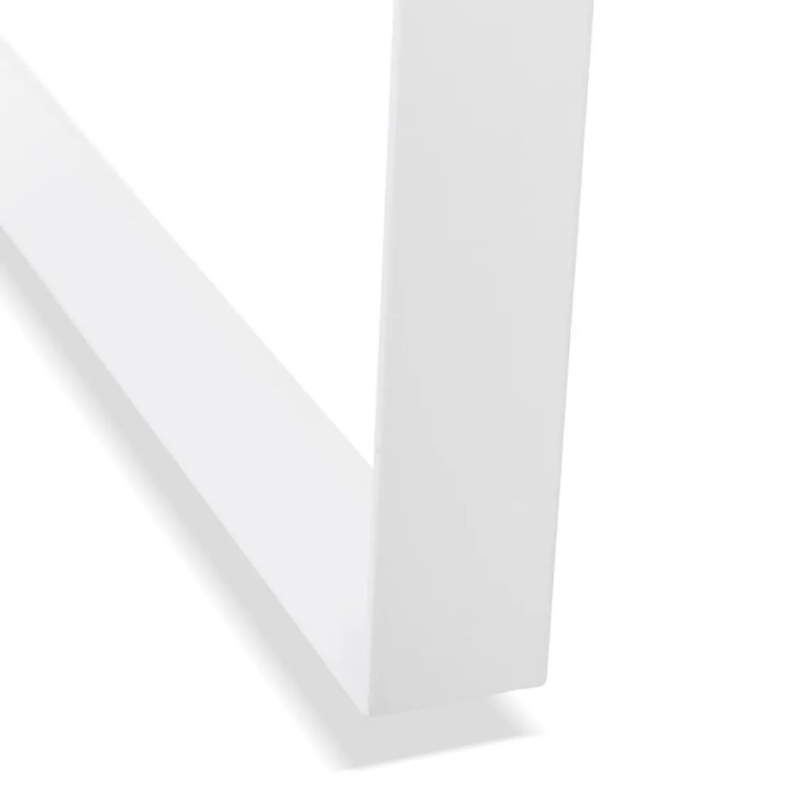 ALTEREGO Table de réunion ou bureau bench 'BAKUS SQUARE' blanc Sale