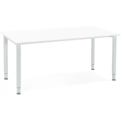 ALTEREGO Table de réunion ou bureau design 'FOCUS' blanc Outlet