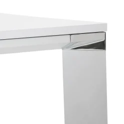 ALTEREGO Table de réunion ou bureau bench 'XLINE SQUARE' blanc Hot