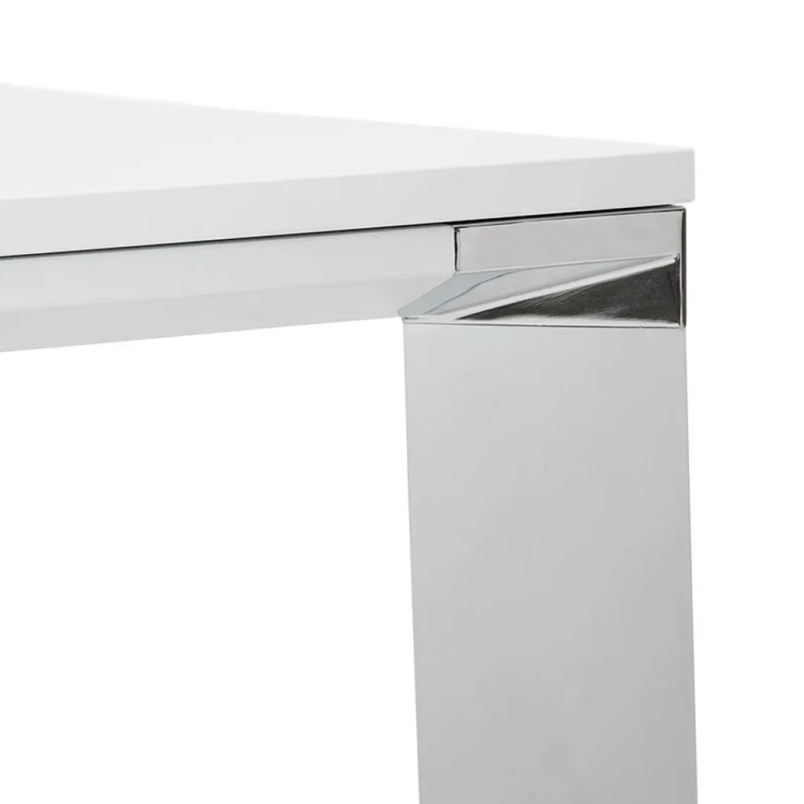 ALTEREGO Table de réunion ou bureau bench 'XLINE SQUARE' blanc Hot