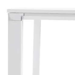 ALTEREGO Table de réunion ou bureau bench 'XLINE SQUARE' blanc Hot