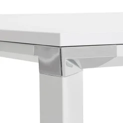 ALTEREGO Table de réunion ou bureau bench 'XLINE SQUARE' blanc Hot