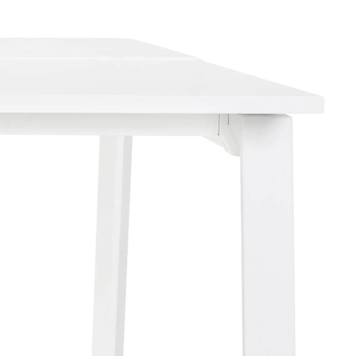 ALTEREGO Table de réunion ou bureau bench blanc 'AMADEUS SQUARE' Hot