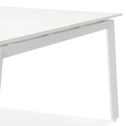 ALTEREGO Table de réunion ou bureau bench blanc 'AMADEUS SQUARE' Hot