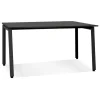 ALTEREGO Table de réunion ou bureau bench 'AMADEUS SQUARE' noir New