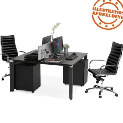 ALTEREGO Table de réunion ou bureau bench noir Online