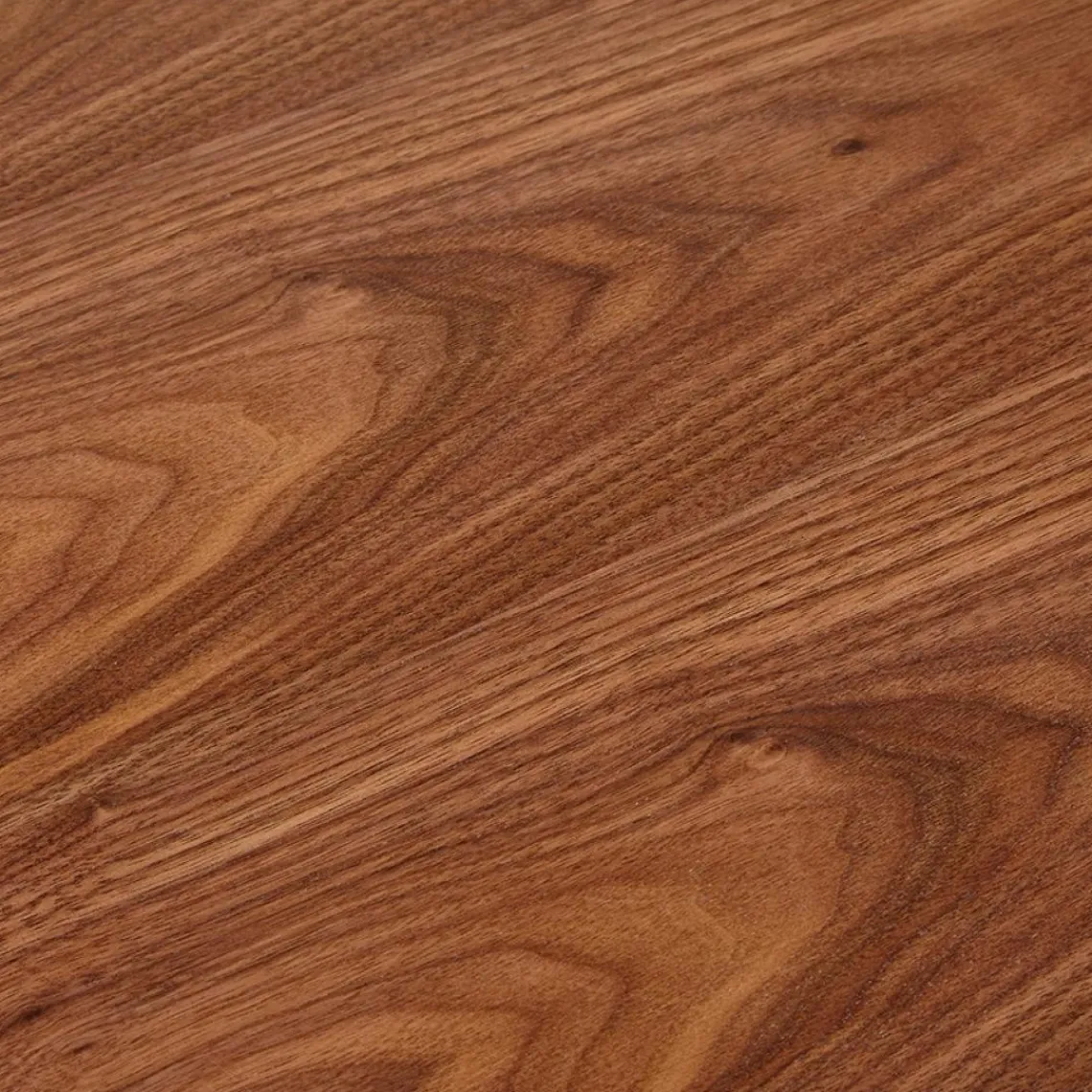 ALTEREGO Table de réunion ou bureau bench 'XLINE SQUARE' en bois finition Noyer et métal noir Hot