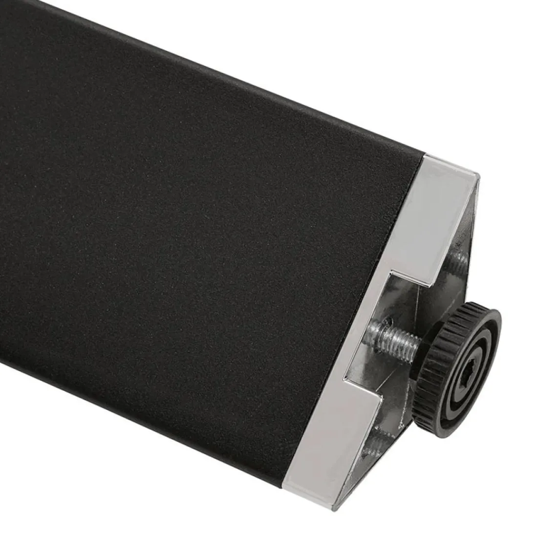 ALTEREGO Table de réunion ou bureau bench 'XLINE SQUARE' en bois finition Noyer et métal noir Hot