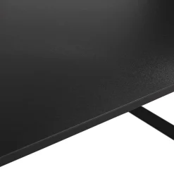 ALTEREGO Table de réunion ou bureau bench 'BAKUS SQUARE' noir New