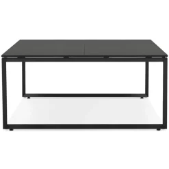 ALTEREGO Table de réunion ou bureau bench noir Hot