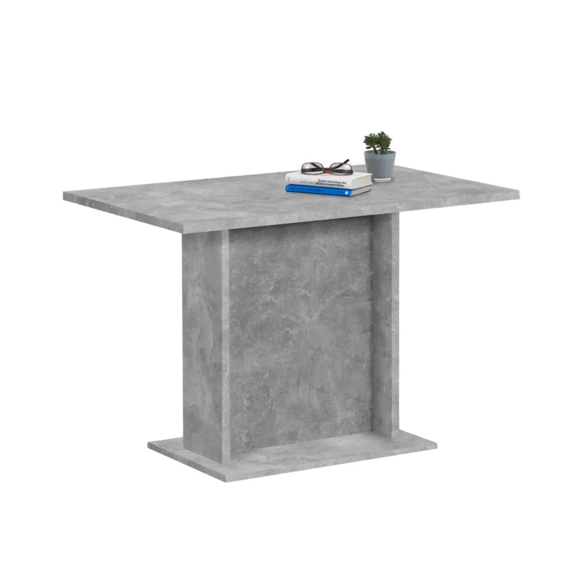 3S. x Home Table de salle à manger BANDOL 3 gris béton Outlet