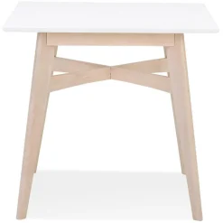 3S. x Home Table De Salle à Manger Blanche Design STEFFIE Style Scandinave Clearance