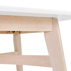 3S. x Home Table De Salle à Manger Blanche Design STEFFIE Style Scandinave Clearance