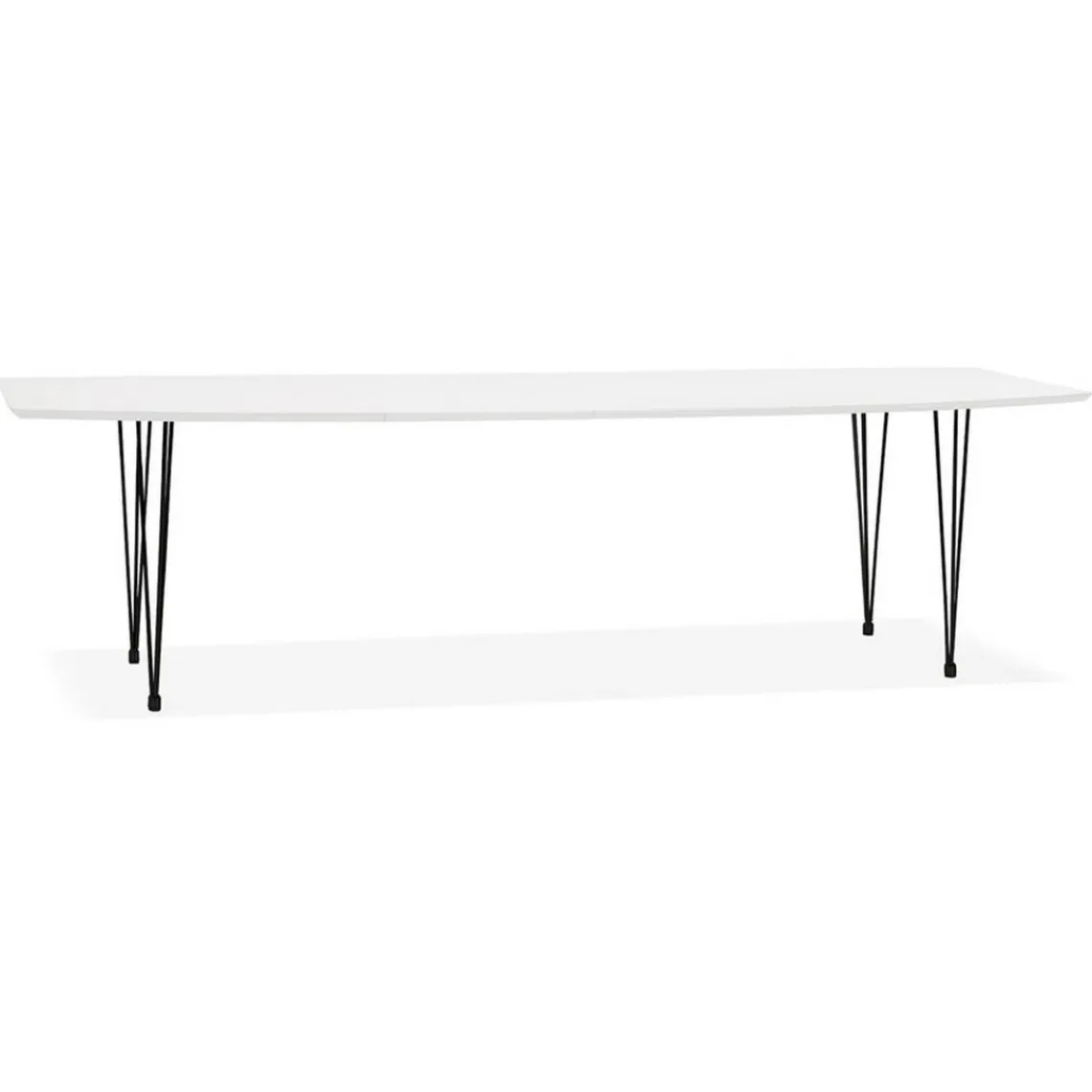 3S. x Home Table de salle à manger Blanche design STRIK Style industriel Online
