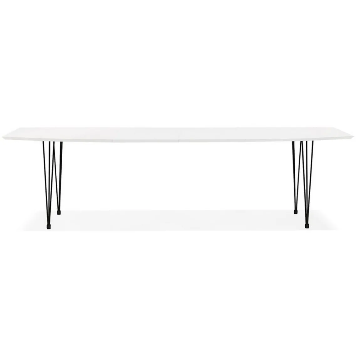 3S. x Home Table de salle à manger Blanche design STRIK Style industriel Online