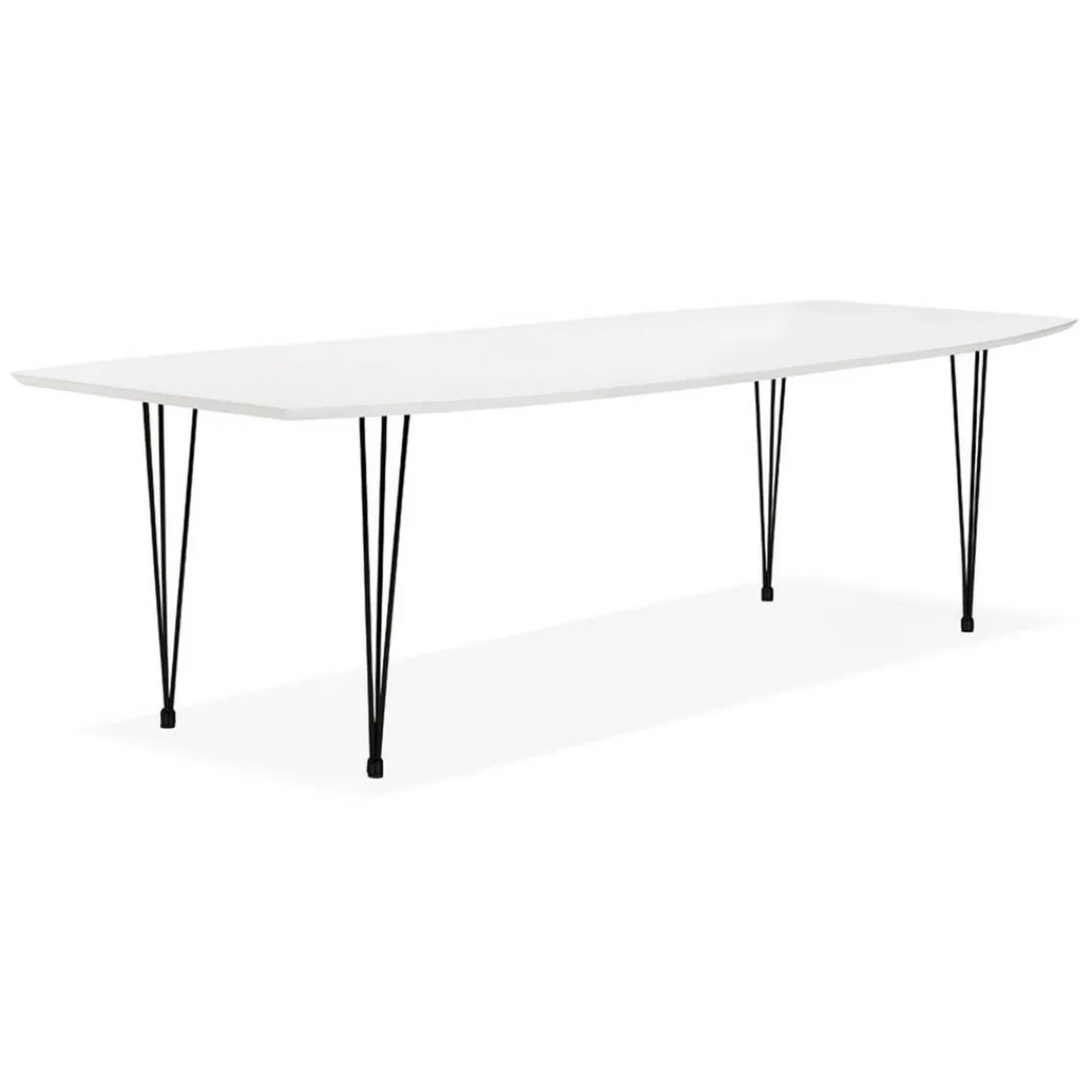 3S. x Home Table de salle à manger Blanche design STRIK Style industriel Online