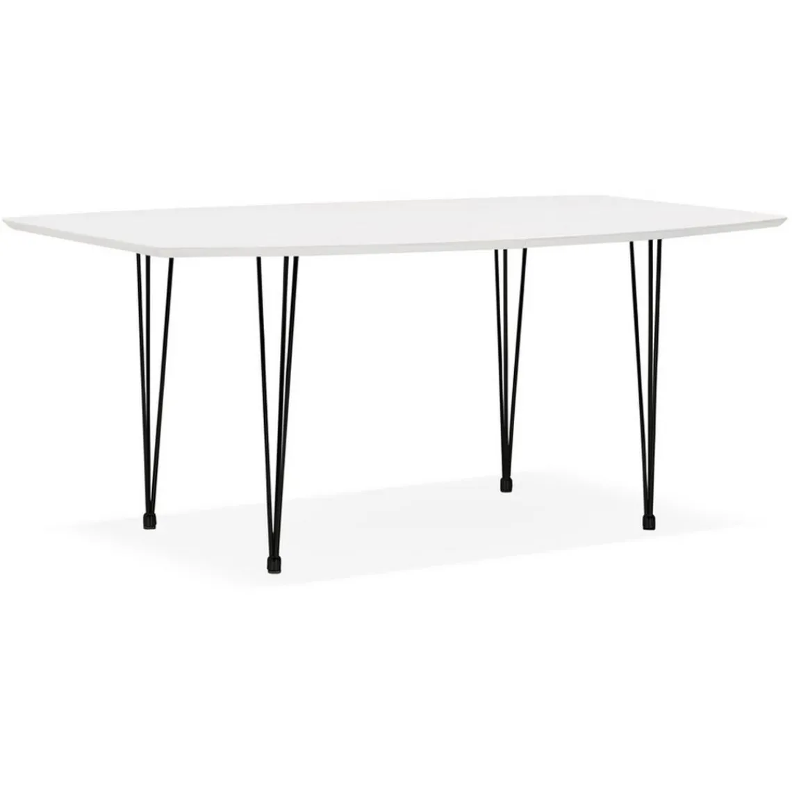 3S. x Home Table de salle à manger Blanche design STRIK Style industriel Online