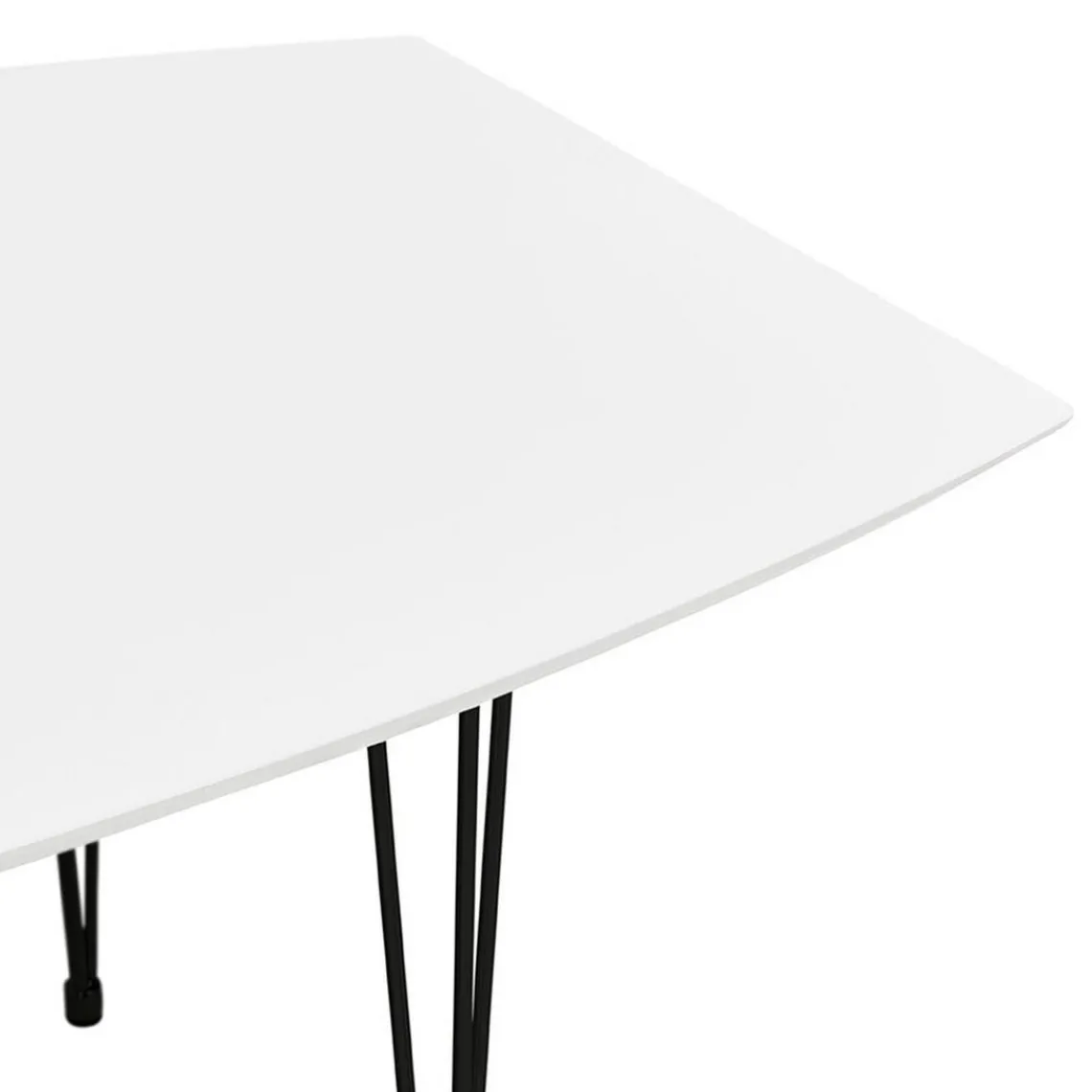 3S. x Home Table de salle à manger Blanche design STRIK Style industriel Online