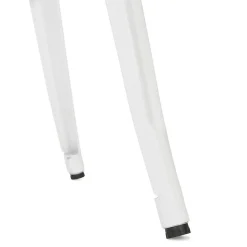 ALTEREGO Table De Salle à Manger Blanche Design COLOC Style Industriel Outlet