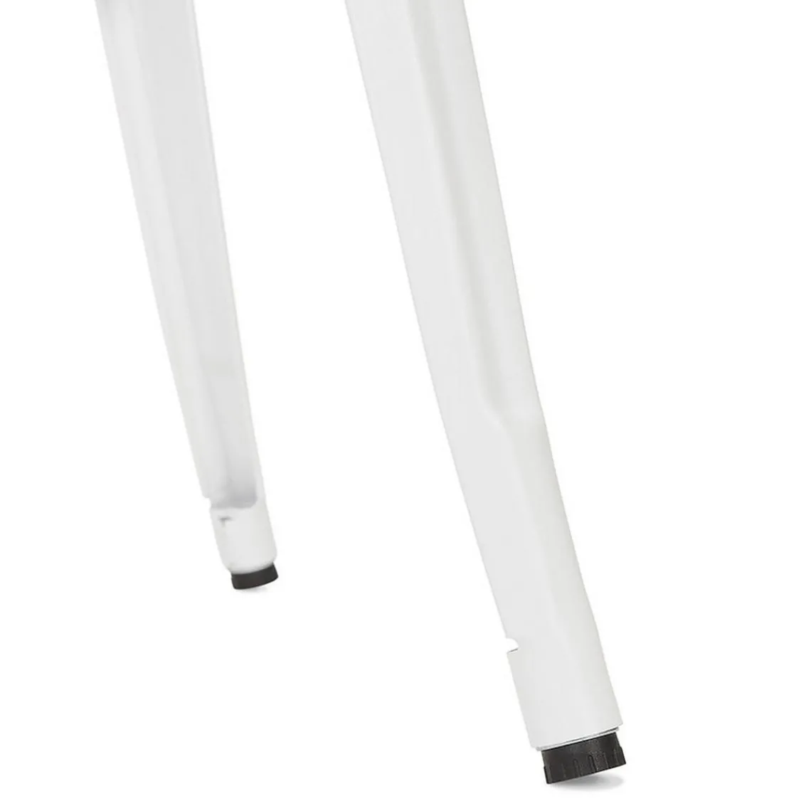 ALTEREGO Table De Salle à Manger Blanche Design COLOC Style Industriel Outlet