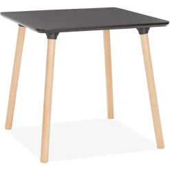 3S. x Home Table De Salle à Manger Design SHIKO Noir Clearance