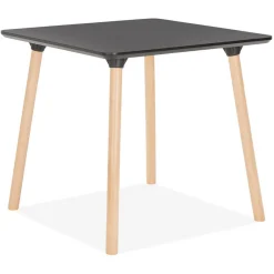 3S. x Home Table De Salle à Manger Design SHIKO Noir Clearance