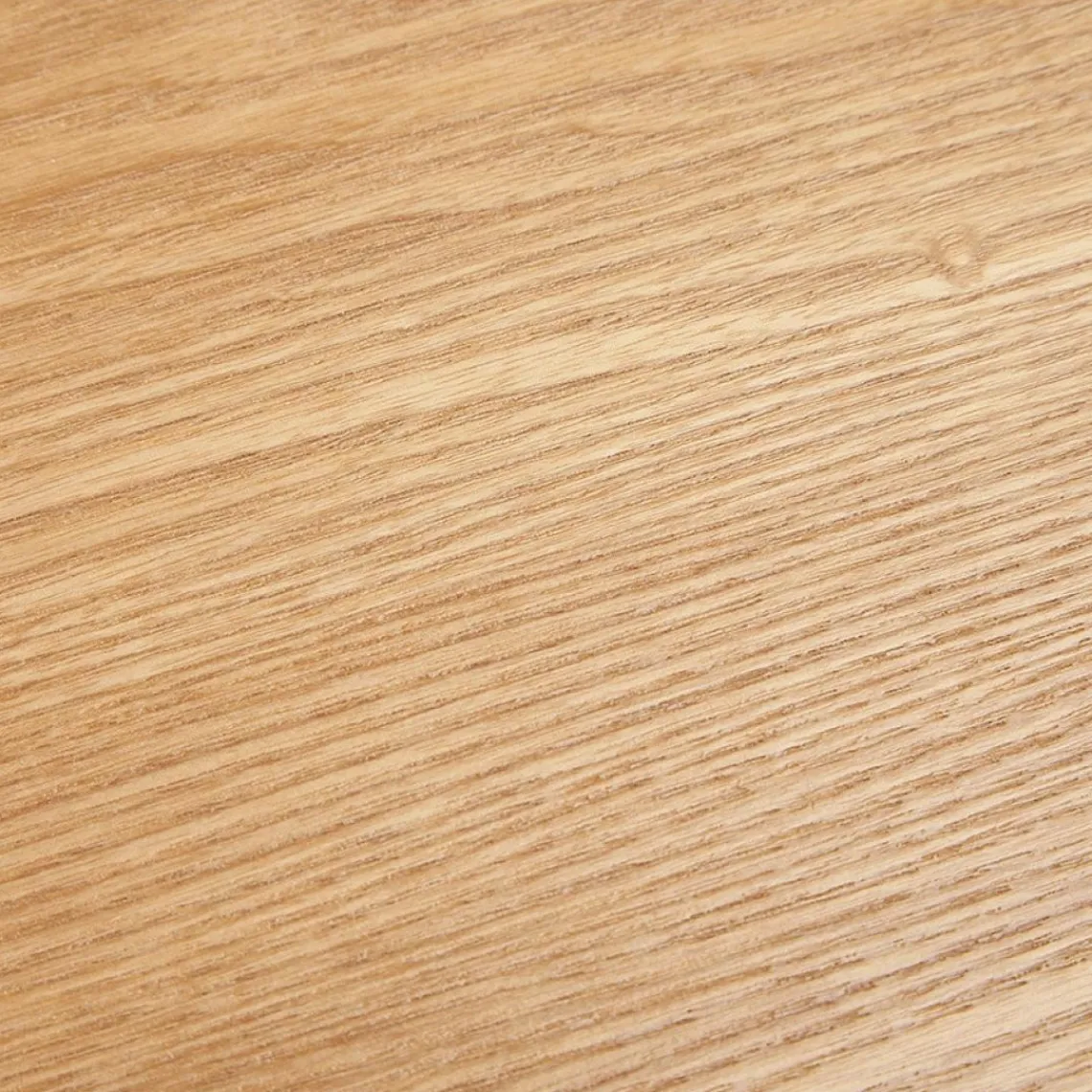 ALTEREGO Table de salle à manger ronde en bois finition naturelle et métal noir Outlet