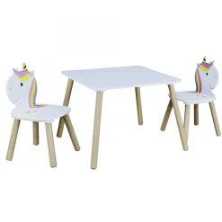 3S. x Home Table Et 2 Chaises Licorne Lily Hot