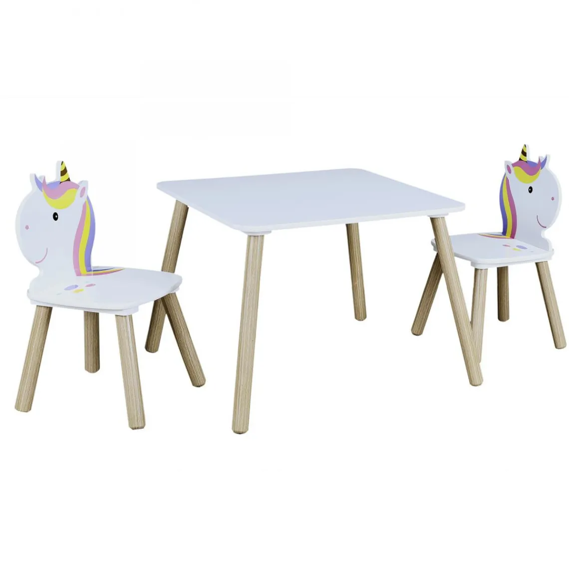 3S. x Home Table Et 2 Chaises Licorne Lily Hot