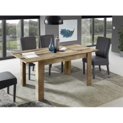 3S. x Home Table extensible 137cm MANGO décor chene Clearance