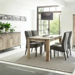 3S. x Home Table extensible 137cm MANGO décor chene Clearance