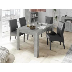 3S. x Home Table extensible 137cm URBINO gris ciment Discount