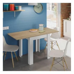 Calicosy Table extensible système d'ouverture en livre Discount