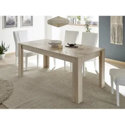 3S. x Home Table extensible 137x90cm MIRO décor chêne