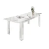 3S. x Home Table extensible 137x90cm PRISMA laqué blanc brillant Online