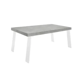 3S. x Home Table fixe PALMA avec pieds en fer