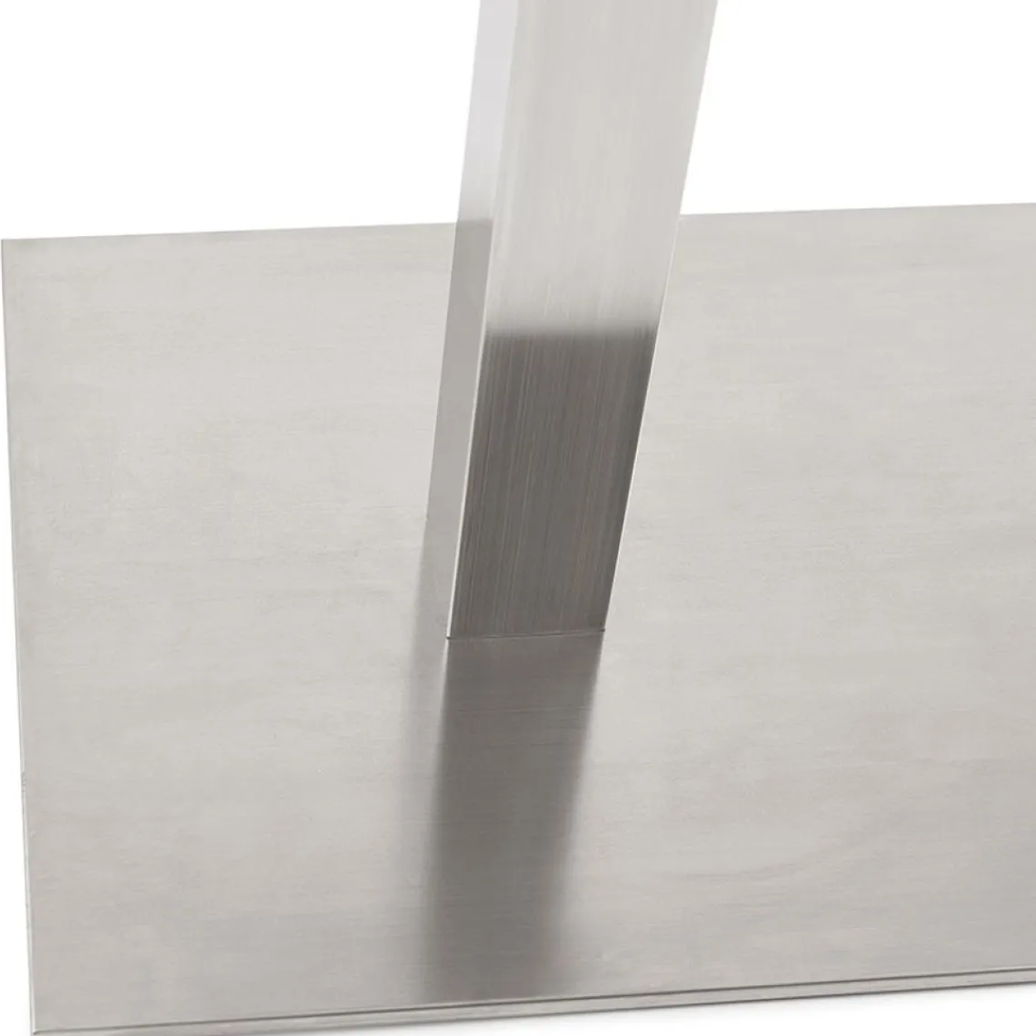 ALTEREGO Table haute design 'MAMBO BAR' noire avec pied en métal Clearance