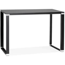 ALTEREGO Table haute ou bureau haut 'XLINE HIGH TABLE' en bois noir Hot