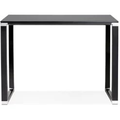 ALTEREGO Table haute ou bureau haut 'XLINE HIGH TABLE' en bois noir Hot