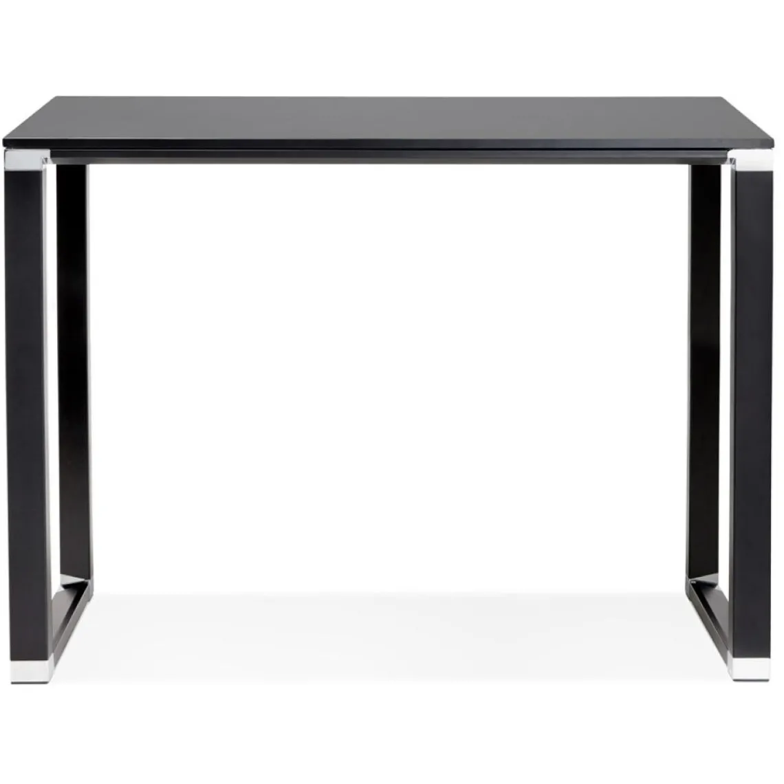 ALTEREGO Table haute ou bureau haut 'XLINE HIGH TABLE' en bois noir Hot