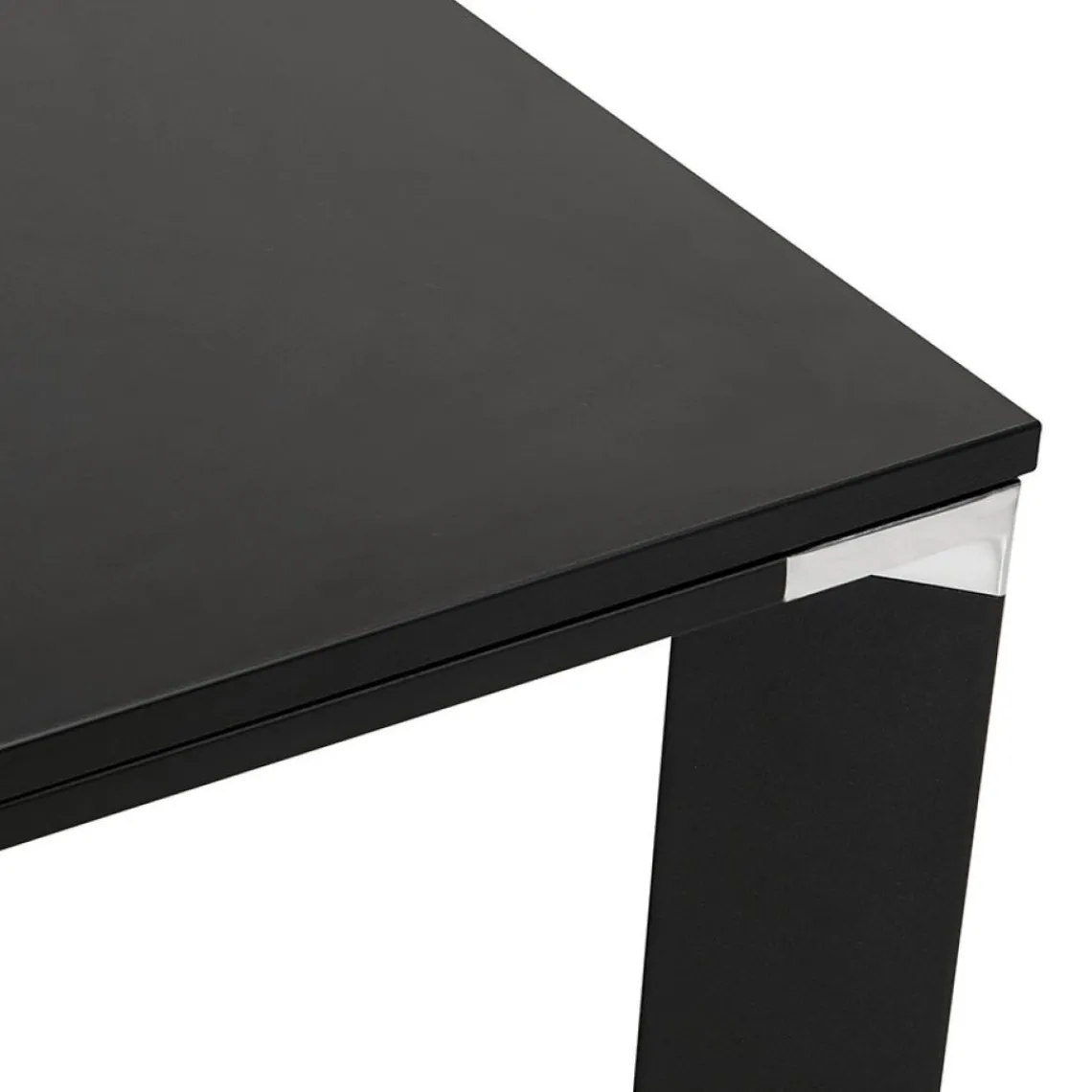 ALTEREGO Table haute ou bureau haut 'XLINE HIGH TABLE' en bois noir Hot