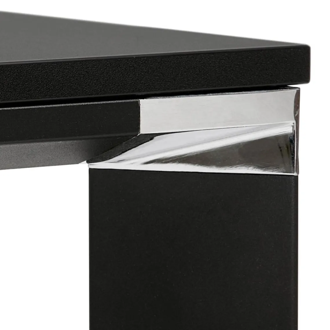 ALTEREGO Table haute ou bureau haut 'XLINE HIGH TABLE' en bois noir Hot