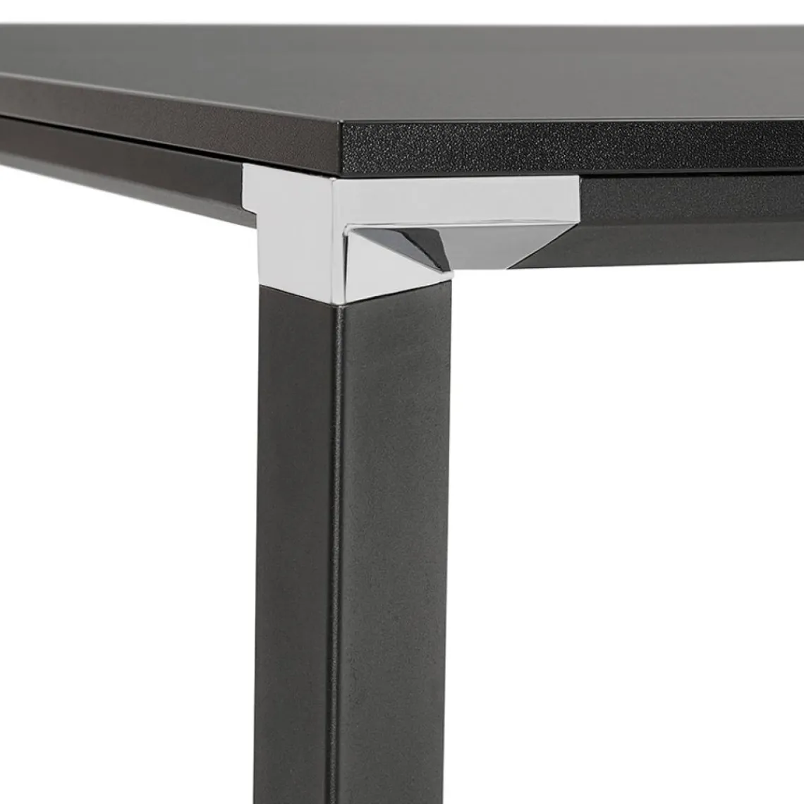 ALTEREGO Table haute ou bureau haut 'XLINE HIGH TABLE' en bois noir Hot