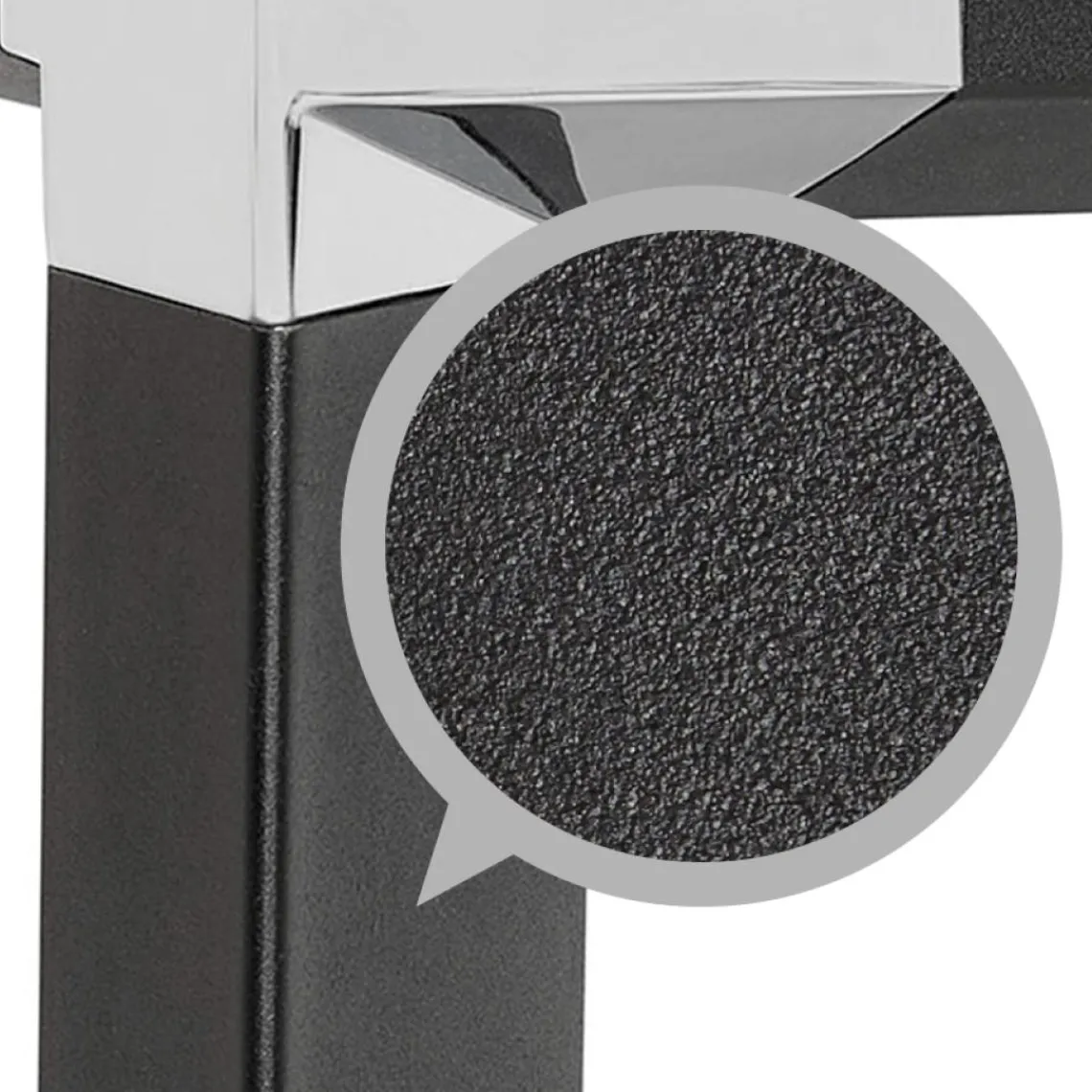 ALTEREGO Table haute ou bureau haut 'XLINE HIGH TABLE' en bois noir Hot