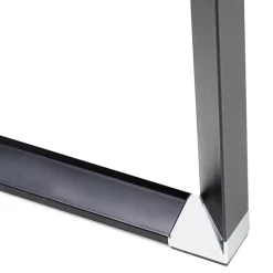 ALTEREGO Table haute ou bureau haut 'XLINE HIGH TABLE' en bois noir Hot