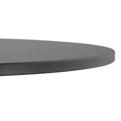 ALTEREGO Table haute pliable 'PENUMBRA' ronde noire Discount